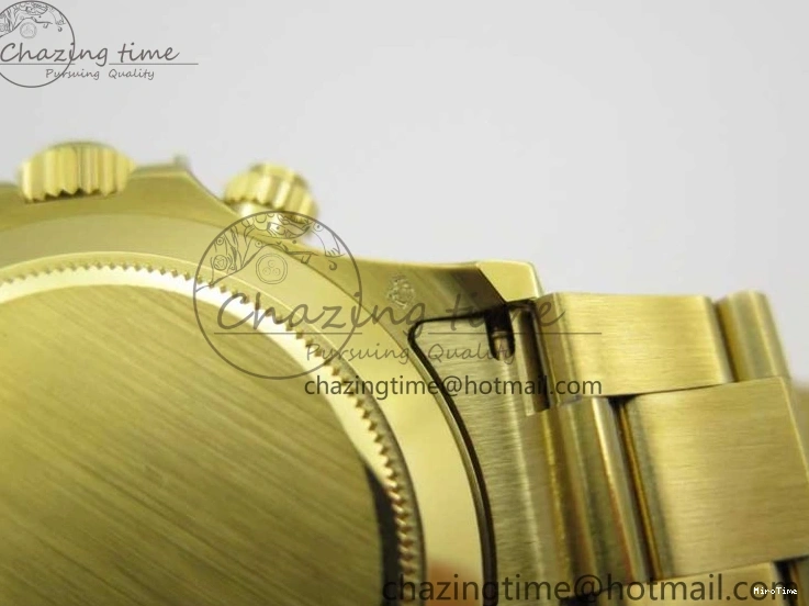 MiroTime 0302 Minimalist Daytona YG KKF 1:1 Best Edition 904L Steel Green Dial on YG Bracelet A 2451